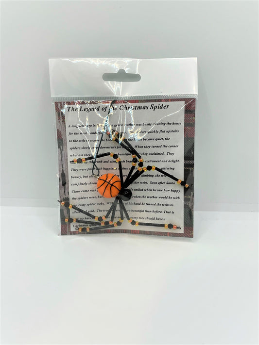 Sports Inspired Spider Ornament - 4 choices